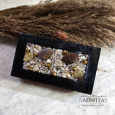 Stone Pearl Cluster Clutch